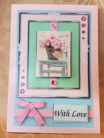 Shabby Chic Quick Card by Deloraine Neubauer