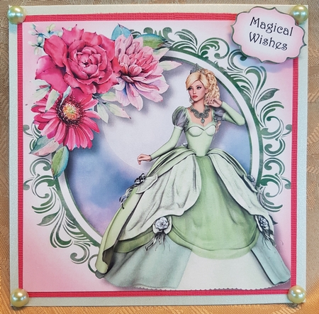 Enchanted In Green 8x8 by Deloraine Neubauer