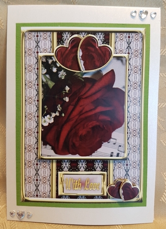 JJ VALENTINE RED ROSE 5X7 by Deloraine Neubauer