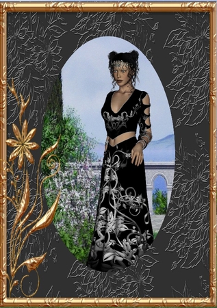 Embossed Aperture Frames by Deloraine Neubauer