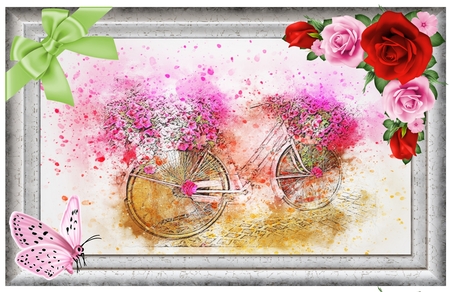 Spring Corner Bow Wrap by Deloraine Neubauer