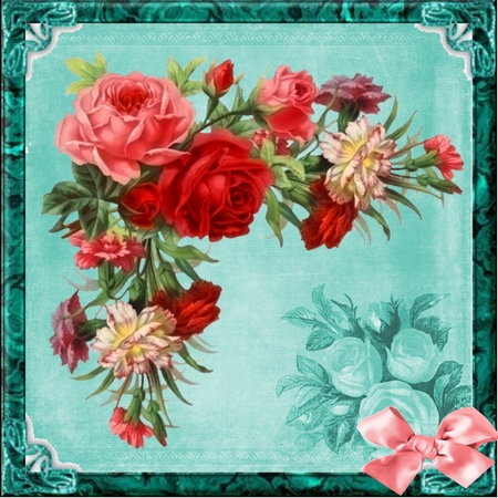 Vintage Roses Papers by Deloraine Neubauer