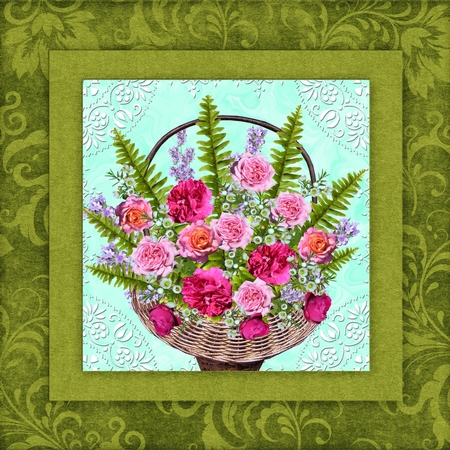 7x7 Pastel Lace backgrounds by Deloraine Neubauer