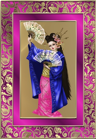 Geisha 1 by Deloraine Neubauer