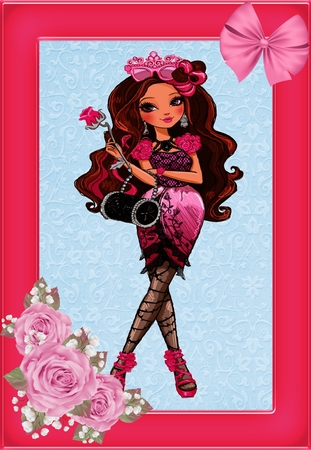 Summer Fun - Vertical Metal Gloss Frames & Fabric Bow Graphics {set 1} by Deloraine Neubauer