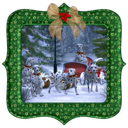 8x8 Festive frames by Deloraine Neubauer