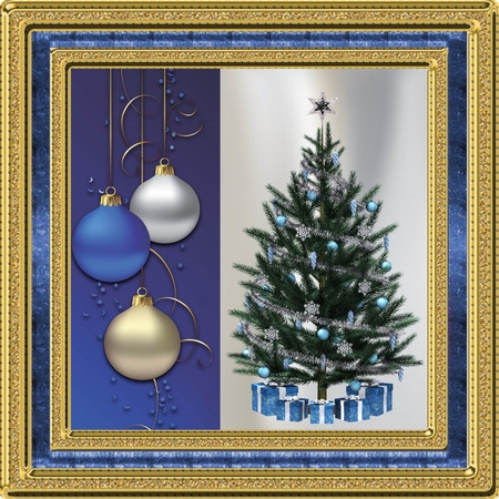 Gold Trim Frames by Deloraine Neubauer