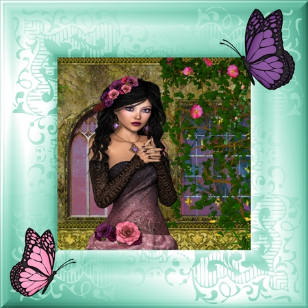 Docked Butterfly by Deloraine Neubauer