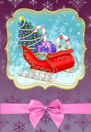 Christmas Time Bows 6 by Deloraine Neubauer