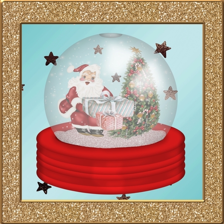 Christmas Snowglobes by Deloraine Neubauer