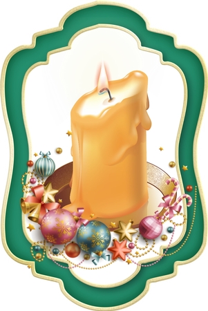 Christmas 2 Glitter Double Layer Mat 1 by Deloraine Neubauer