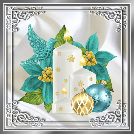 8 Lovely Coloured Ornate corner stacked Card fronts with satin 8x8 by Deloraine Neubauer