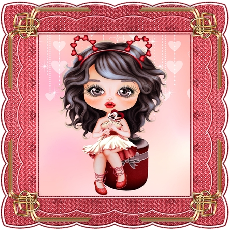 Decorative Glitter Frames by Deloraine Neubauer