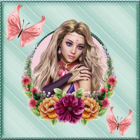 Valentine Butterflies by Deloraine Neubauer