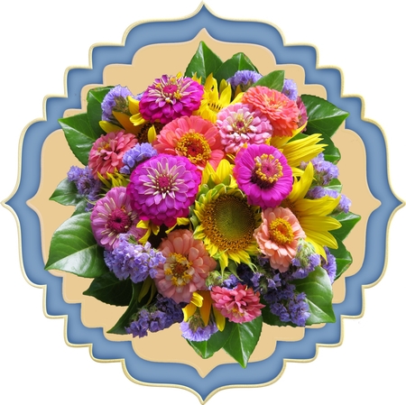 Shabby Colour Match Fancy Frame PNG by Deloraine Neubauer