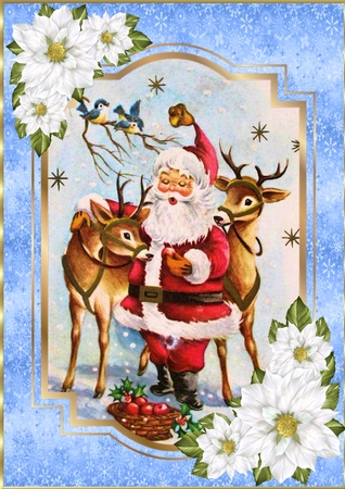 Vintage Christmas Toppers by Deloraine Neubauer
