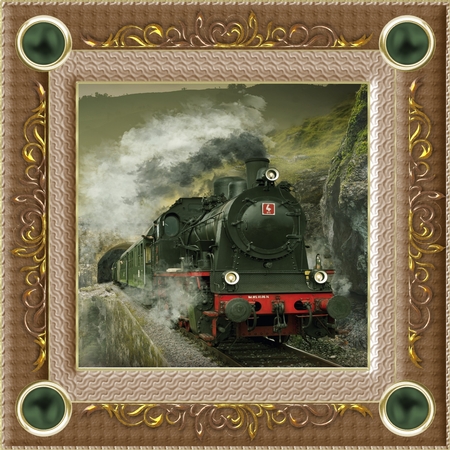 2 Metal Frames  by Deloraine Neubauer