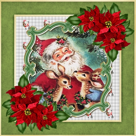 Vintage Christmas Toppers by Deloraine Neubauer