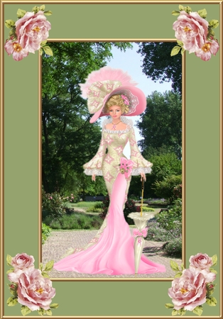 A5 Frames Set 1 (Floral Family Color Palette) by Deloraine Neubauer