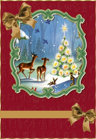 Christmas Time Backgrounds 12 8x8  by Deloraine Neubauer