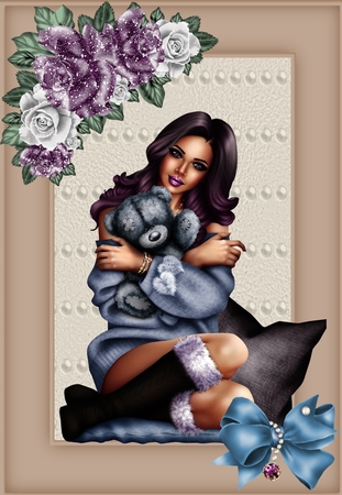 Hug me Bear by Deloraine Neubauer