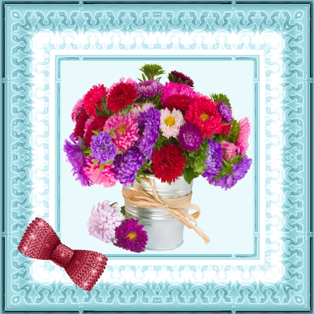 Flower Beauty Bows 4 by Deloraine Neubauer