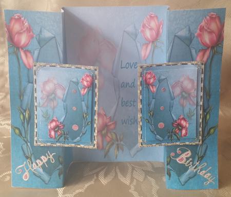 Roses of Beauty D Foldback by Deloraine Neubauer