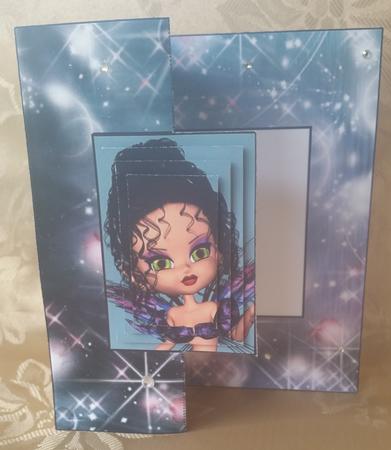 Nina Fairy Foldback Card with Simple Pyramage by Deloraine Neubauer