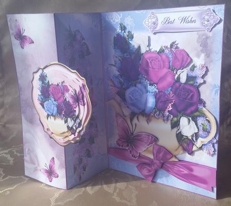 Time for Tea No Holes Cut and Fold Mini Kit by Deloraine Neubauer