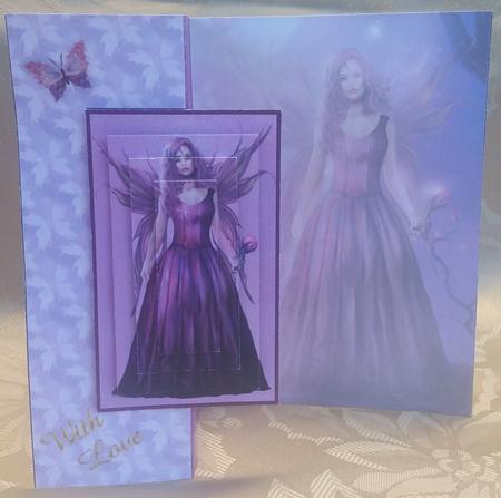 Lilac Fairy Foldback by Deloraine Neubauer