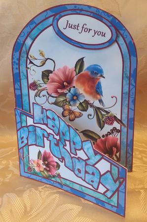 Little Bird Cutaway Card by Deloraine Neubauer