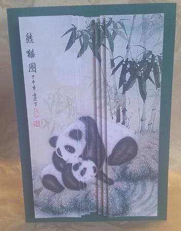 Oriental Pandas Side Stacker Card Toppers by Deloraine Neubauer