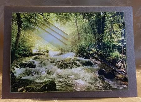 Pretty Waterfall Side Step Stacker by Deloraine Neubauer