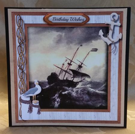 Beautiful Ship on the Hight Sea 2 by Deloraine Neubauer