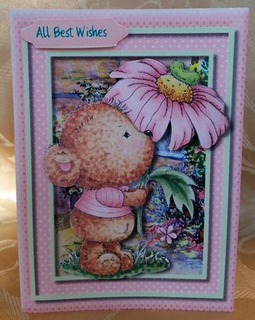 A5 Mini Kit , Happiness is a Beary Daisy  by Deloraine Neubauer