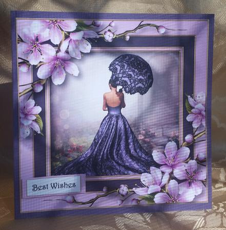 A Beautiful Spring Evening 8x8 Quick Topper by Deloraine Neubauer
