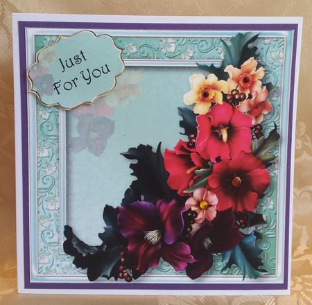 Summer Blooms 8x8 Quick Topper by Deloraine Neubauer