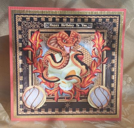 Snake and Skull by Deloraine Neubauer