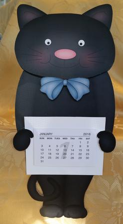 3D on the Shelf Everlasting Calendar Kit - Little Cat by Deloraine Neubauer