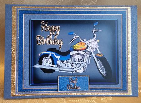 Happy Birthday - Motorbike Theme by Deloraine Neubauer