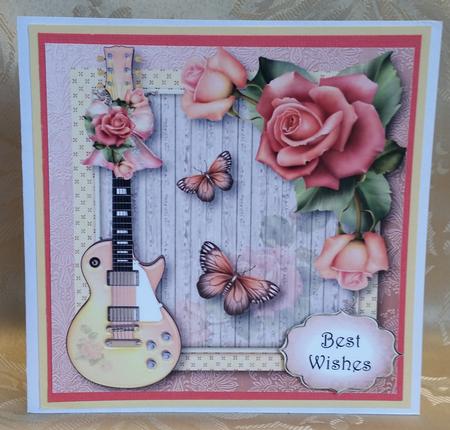 The Music of the Downton Roses 8x8 Quick Topper by Deloraine Neubauer