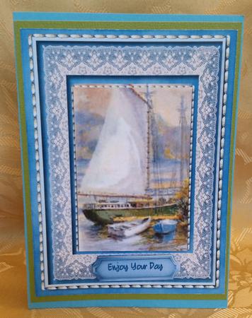 Beautiful Sunset Sails by Deloraine Neubauer