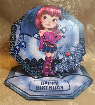 Gothica Mini Easel Card Kit - Gothic by Deloraine Neubauer