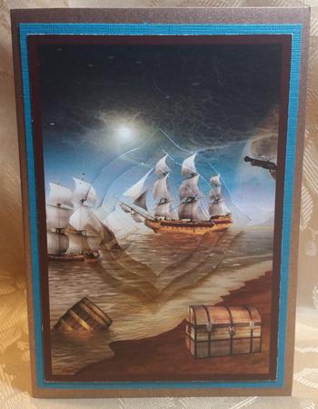 Pirate Ship Splendid Pyramid by Deloraine Neubauer