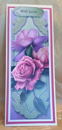 Beautiful Belle Roses Large Dl by Deloraine Neubauer