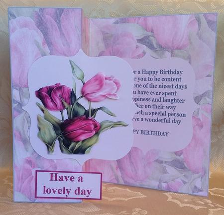 Tulip Foldback Birtday Kit by Deloraine Neubauer