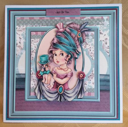 Top Hat & Tails 7.5 x 7.5 Mini Kit by Deloraine Neubauer