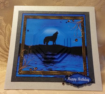 Wolf at Midnight Topper & Pyramid Layers by Deloraine Neubauer