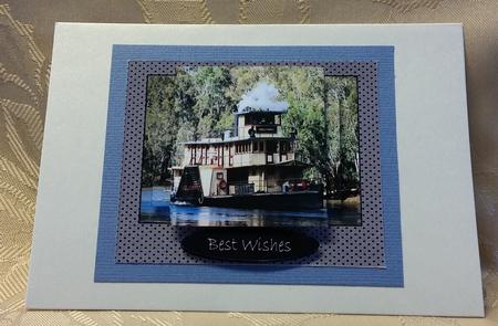 Paddle Steamer on the Murray by Deloraine Neubauer