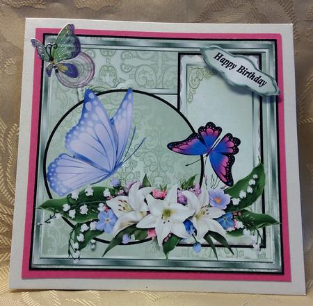 Lilac and Lillies by Deloraine Neubauer